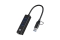 CONCEPTRONIC Adapter USB-C/-A3.0->3xUSB-A/GbE 5Gbs 0.18m sw