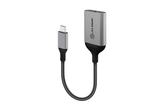 Alogic Adapter USB-C -> 2x USB-C St/2xBu 10cm Space grey