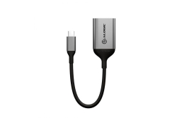 Alogic Adapter USB-C -> 2x USB-C St/2xBu 10cm Space grey