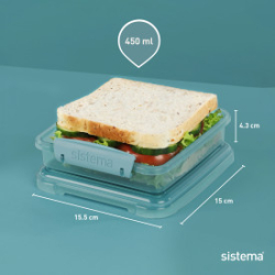 sistema Sandwich-Box 450 ml 1 Stück