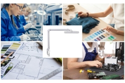 MAUL LED Arbeitsplatzleuchte Intro dimmbar+Klemmfuß weiß