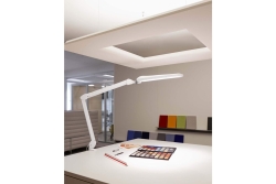 MAUL LED Arbeitsplatzleuchte Craft dimmbar weiß