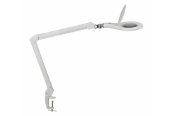 MAUL LED Lupenleuchte Makro mit Klemmfuß weiß