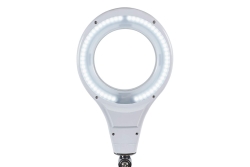 MAUL LED Lupenleuchte Makro mit Standfuß weiß