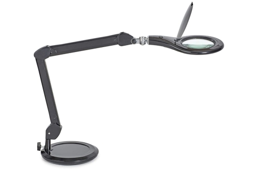 MAUL LED Lupenleuchte Makro mit Standfuß schwarz