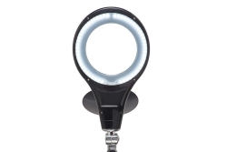 MAUL LED Lupenleuchte Makro mit Standfuß schwarz