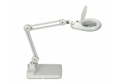 MAUL LED Lupenleuchte Viso mit Standfuß weiß