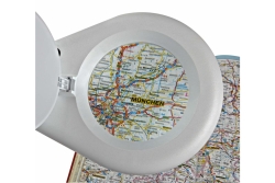 MAUL LED Lupenleuchte Viso mit Standfuß weiß