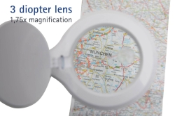 MAUL LED Lupenleuchte Iris dimmbar weiß