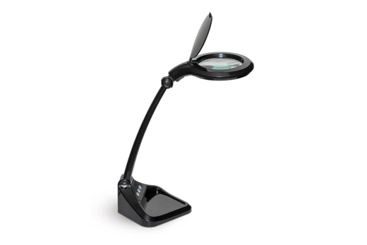MAUL LED Lupenleuchte Iris dimmbar schwarz
