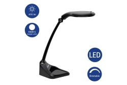 MAUL LED Lupenleuchte Iris dimmbar schwarz