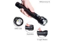 MAUL LED Taschenlampe Kronos XL 28,7cm 10W, bis zu 295m