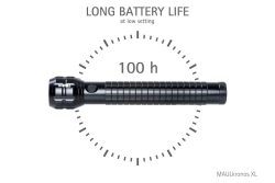 MAUL LED Taschenlampe Kronos XL 28,7cm 10W, bis zu 295m