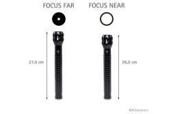 MAUL LED Taschenlampe Kronos L 26cm 8W, bis zu 280m