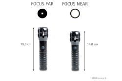 MAUL LED Taschenlampe Kronos S 14cm 3W, bis zu 196m
