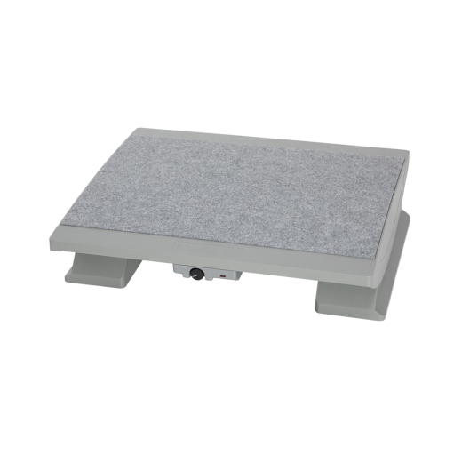MAUL ergonomische Füßstütze Pro beheizt 45x39cm grau