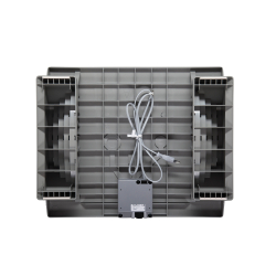 MAUL ergonomische Füßstütze Pro beheizt 45x39cm grau