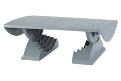 MAUL ergonomische Füßstütze Pro 45x39cm grau