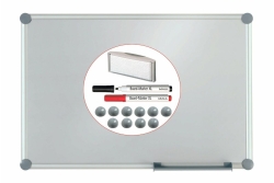 MAUL Whiteboard MAULpro 60x90cm komplett Set silber