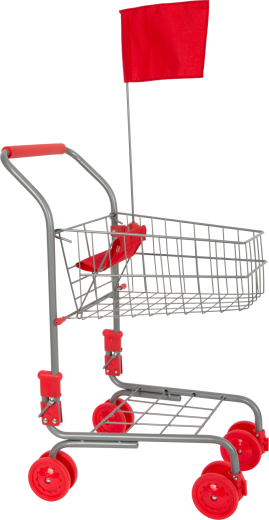 Einkaufswagen silber