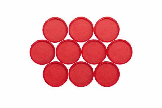 MAUL Industriemagnet rund 29mm 10 Stück rot