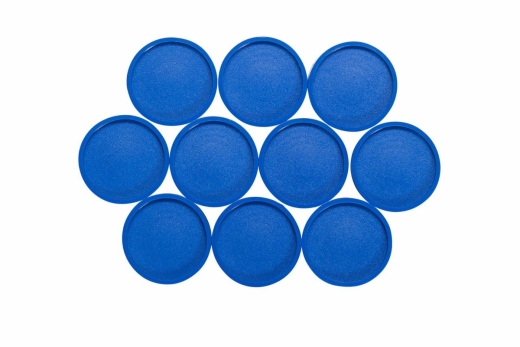 MAUL Industriemagnet rund 29mm 10 Stück blau