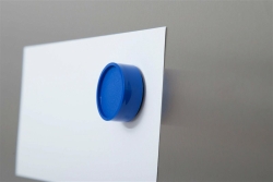 MAUL Industriemagnet rund 29mm 10 Stück blau
