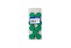 MAUL Industriemagnet rund 29mm 10 Stück grün