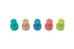 MAUL Neodym-Kegelmagnete 12mm 10 Stück div. Farben