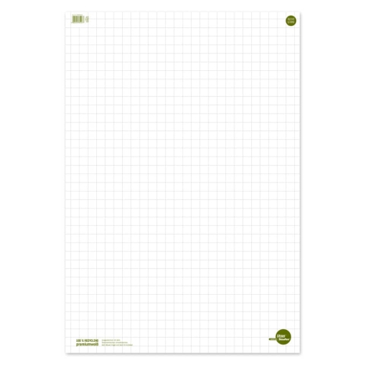 Flipchart-Block - 68 x 99 cm, kariert, 80 g/qm, 20 Blatt