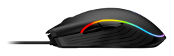 MSI Forge GM300 Gaming Maus, Black, USB