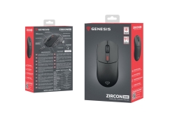 Genesis Gaming Maus ZIRCON 500 G2 kabellos 10000DPI schwarz