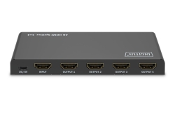 DIGITUS HDMI Splitter 1x4 4K/60Hz HDCP 2.3 EDID Control