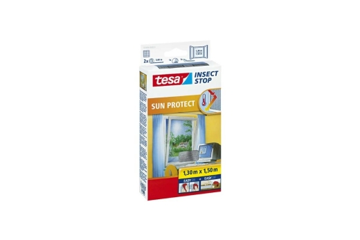 tesa Fliegengitter Insect Stop mit Sonnenschutz anthrazit
