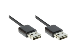 Good Connections USB2.0 Kabel EASY A-A schw. 3m