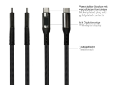 Good Connections USB2.0 Lade/-Datenkabel (100W) USB-C 1m
