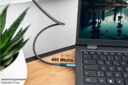 Good Connections USB2.0 Lade/-Datenk. (240W) USB-C 0,5m