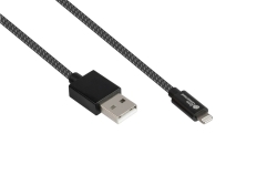 Good Connections USB2.0 Kabel A-Lightning MFI schw. 0,5m