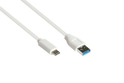 Good Connections USB 3.2 Gen.2 Kabel A-USB-C weiß 1m