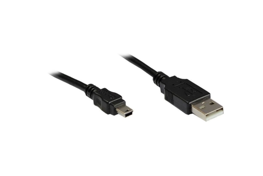 Good Connections USB2.0 Kabel A-Mini B5pol. schw. 0,3m