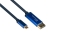 Good Connections Adapterka SmaFLEX USB-C an DP1.2 blau 1,5m