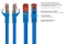 Good Connections Cat.6 Patchkabel S/FTP blau 1m