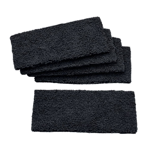 Ersatzpad für Holz-Board-Eraser - Mikrofaser mit Klett, schwarz, Stück