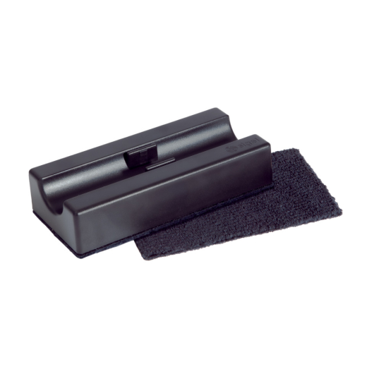 Board-Eraser mit Stiftehalter magnetisch schwarz 130x60x30mm