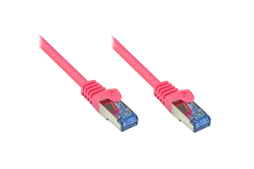 Good Connections Patchkabel Cat.6A S/FTP HF magenta 0,5m