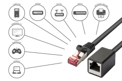 Good Connections Cat.6 Patchkabelverl. S/FTP schwarz 5m