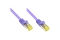 Good Connections Patchkabel m. Cat.7 Rohk. violett 0,25m