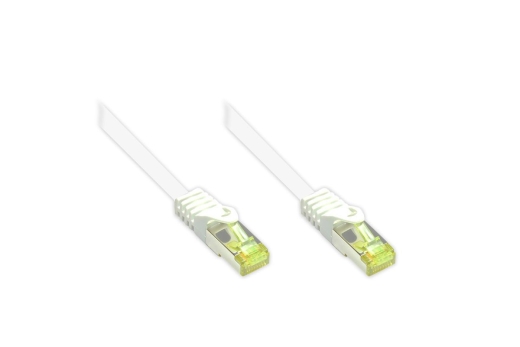 Good Connections Patchkabel m. Cat.7 Rohkabel weiß 0,25m