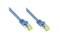 Good Connections Patchkabel m. Cat.7 Rohkabel blau 0,5m