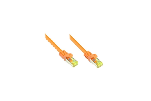 Good Connections Patchkabel m. Cat.7 Rohkabel orange 0,5m